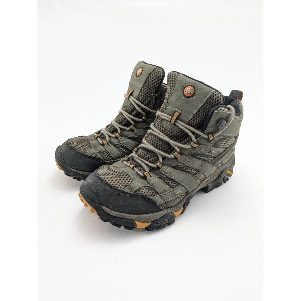 Men Merrell Moab 2 Mid GTX Waterproof Brown Goretex Hiking Boots J06057 Size 8.5